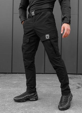 Брюки карго bezet шпигун чорний