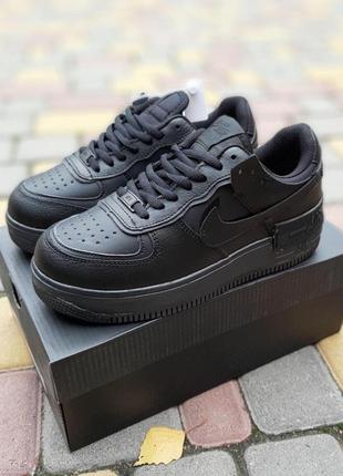 Утеплені зимові nike air force 🖤🖤🖤3 фото