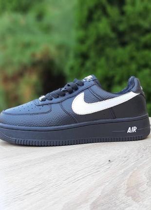 Утеплені зимові nike air force 🖤🖤🖤8 фото