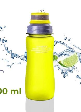 Пляшка для води casno 600 мл kxn-1116 зелена