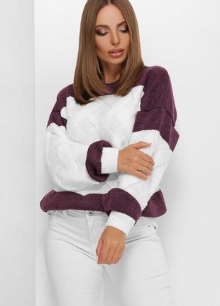 Стильний теплий светр ( різні кольори)5 фото