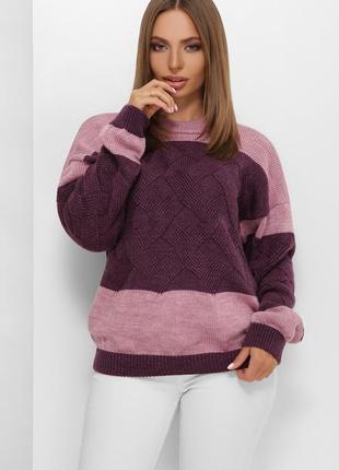 Стильний теплий светр ( різні кольори)3 фото
