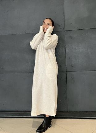 Платье теплое 9