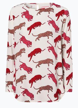 Яскрава блузка lieblingsstück з принтом в стилі marc cain