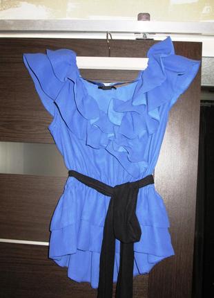 Нарядная кофта с рюшами