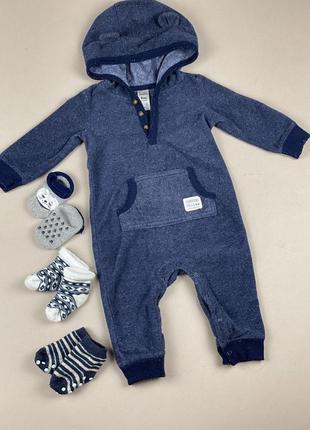 Carter’s флісовий боді, теплі шкарпетки