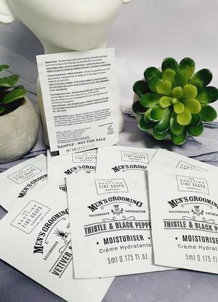 Оригінал пробник зволожувальний крем для чоловіків scottish fine soaps vetiver & sandalwood moisturiser оригинал увлажняющий крем для мужчин3 фото