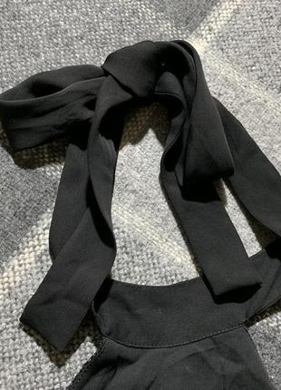 Женская кружевная блуза zara ( зара хс-срр идеал оригинал черная)5 фото
