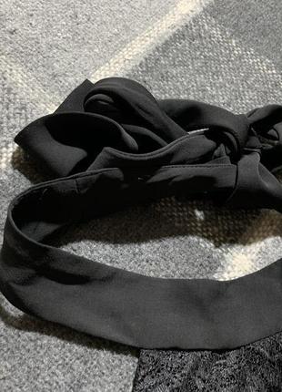Женская кружевная блуза zara ( зара хс-срр идеал оригинал черная)4 фото