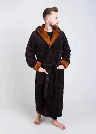 Теплий халат для чоловіка.3 фото