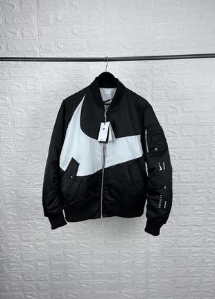 Куртка бомбер  nike big swoosh