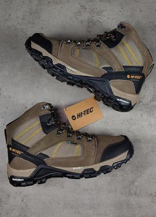 Оригинал hi-tec borah peak ultra hiking с мембраной зимние мужские трекинговые ботинки теплые