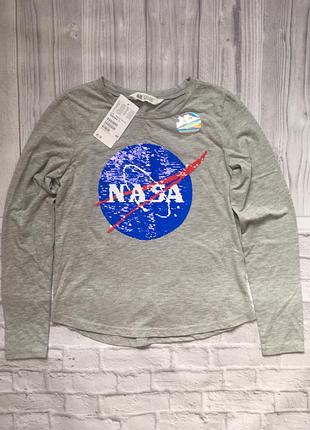 Реглан / свитшот подростковый h&m из серии nasa