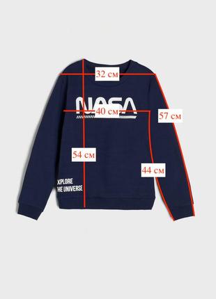 Реглан / свитшот подростковый h&m из серии nasa7 фото