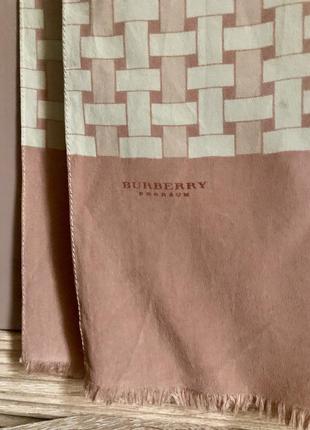 Шовковий шарф платок хустка burberry prorsum2 фото