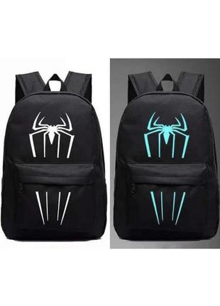 Міський рюкзак, що світиться з usb зарядкою "spider man" з кодовим замком, чорний2 фото