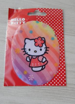 Аплікація термолатка дитяча hello kitty різнокольорова