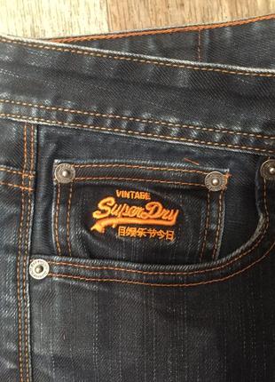 Завужені сині джинси superdry2 фото