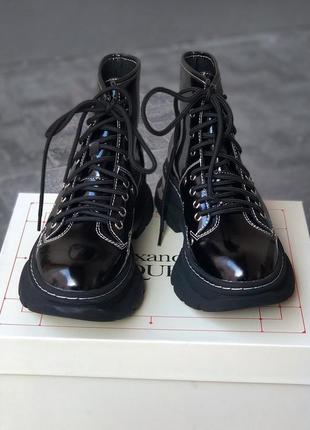 ⭐️ботинки женские mcqueen ankle boots черевики жіночі2 фото