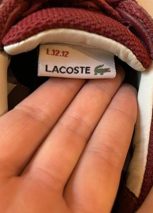 Кеды lacoste4 фото