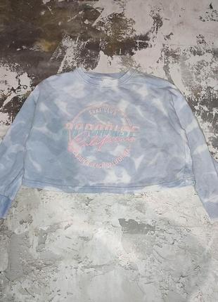 Укорочиний світшот тай дай