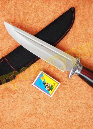 Нож охотничий pattern с ножнами деревянная рукоять1 фото