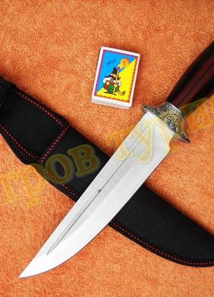 Нож охотничий pattern с ножнами деревянная рукоять2 фото