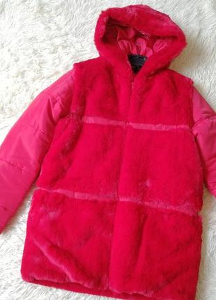 ⛔ куртка на флісі тепла зимова хутро плюш теді тедді куртка на флисе тёплая зимняя мех плюш теди т