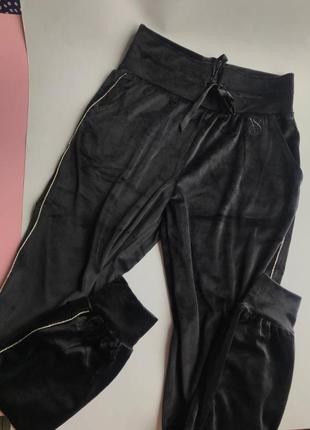 Victoria´s victorias secret виктория сикрет штаны джогеры diamant inset velour jogger2 фото