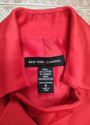 Костюм new york & company, брючний костюм, червоний костюм7 фото