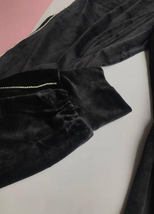 Victoria ́s victorias secret віктория сикрет штани джогери diamant inset velour jogger6 фото