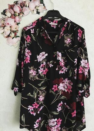 Актуальная блуза в цветы от george1 фото