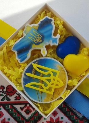 Мыло ручная работа украинские сувениры набор "украина"2 фото