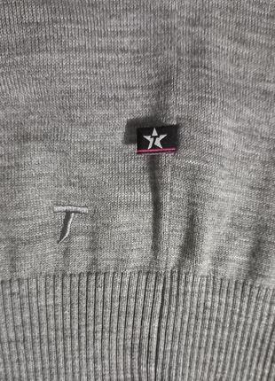 Пуловер texstar . размер l. 50% шерсть6 фото