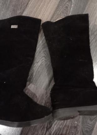 Сапожки черевики ботинки демісезонні замша