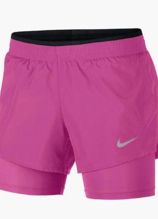 Шорти жіночі nike 2в1- l1 фото