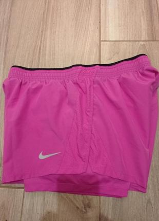 Шорти жіночі nike 2в1- l5 фото