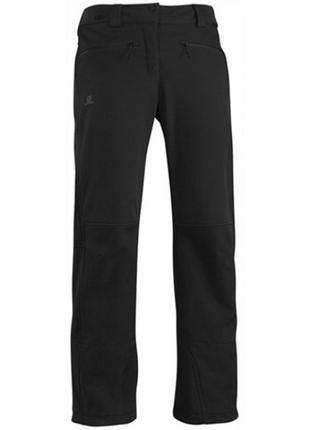 Жіночі гірськолижні зимові штани софтшел salomon ski pants1 фото