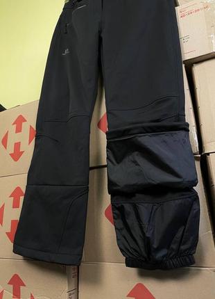 Жіночі гірськолижні зимові штани софтшел salomon ski pants4 фото