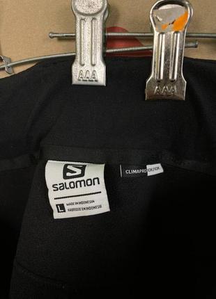 Жіночі гірськолижні зимові штани софтшел salomon ski pants7 фото