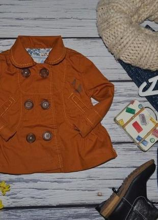 9 - 12 месяцев 80 см обалденный плащ пальто ветровка для девочки next некст