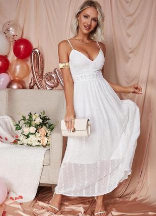 Eilly bazar розкішна біла сукня з вишивкою