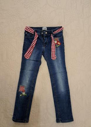 Стильні джинси на дівчинку фірми mayoral, на 6 років (116 см)