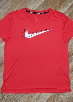 Женская футболка nike dri-fit swoosh run2 фото