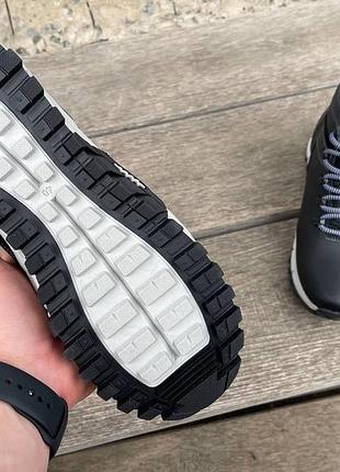 Шкіряні чоловічі зимові кросівки