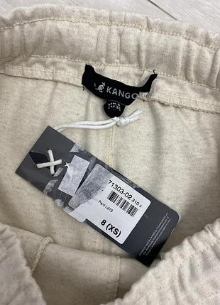 Бежевые спортивные штаны брюки kangol jog pant