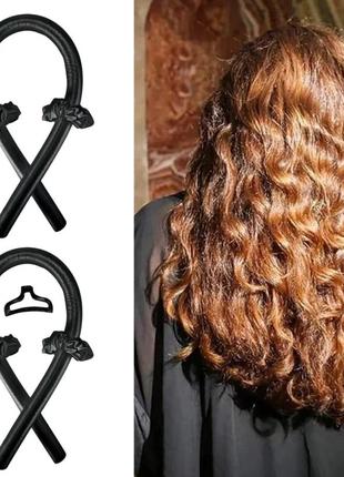 Плойка без нагрева для бережной завивки с зажимом для волос🔥🔥🔥