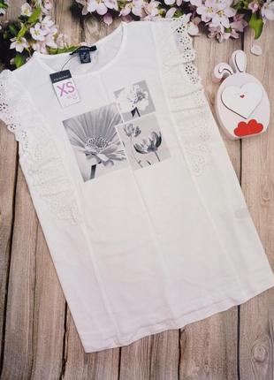 Сорочка, рубашка, футболочка з рюшами бренду primark