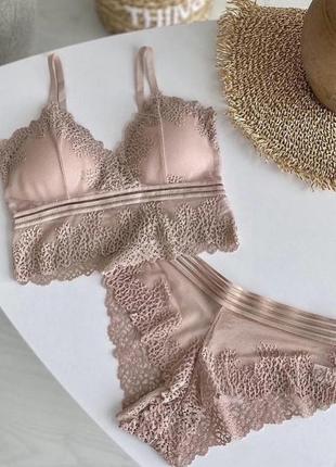 Комплект кружевний