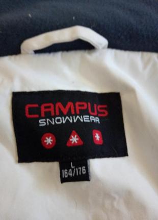 Дешево! якісна фірмова куртка мембрана campus snowwear зима-l(40)р.,164-зріст 176см4 фото